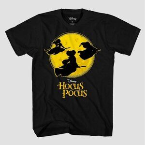Disney Mens Pullover Short Sleeve Hocus Pocus Graphic T Shirt Black Sz Small